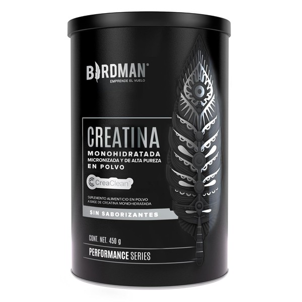 BIRDMAN Creatina Monohidratada de Alta Pureza En Polvo Sin Sabor,