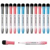 HOMOH Dry Erase Markers, Fine Point, Set of 12, Erasable