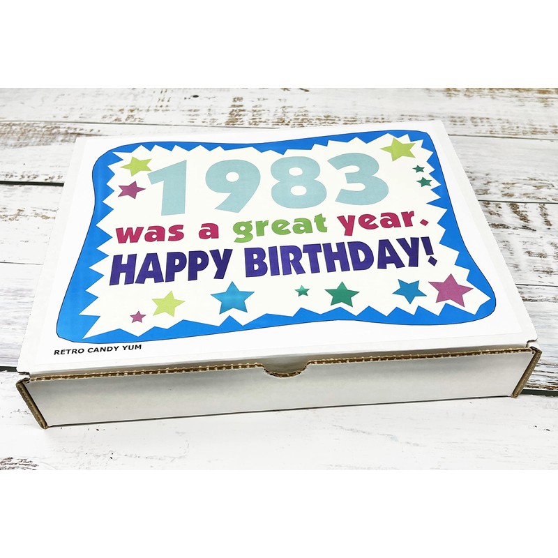 RETRO CANDY YUM ~ 1983 42nd Birthday Gift Box of