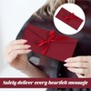NINFEIQI 10 Pack Gift Envelopes with Ribbon, Kraft Paper Envelope