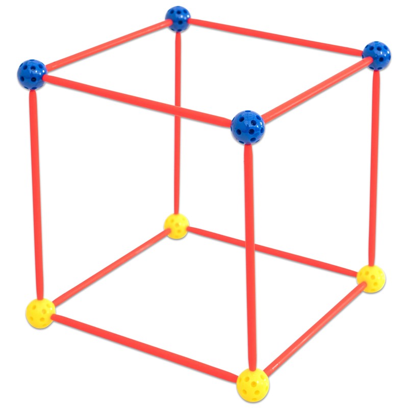 Betzold - Geometrie Steckbaukasten 330 Bauteile - Mathematik-Lehrmittel Grundschule