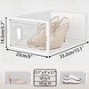 SIMPDIY Shoe Storage, 12 Pack Shoe Organizer for Closet, Shoe