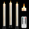 Da by 3 LED Flameless Table Candles with Remote Timer,