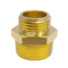 Hooshing Garden Hose Adapter 3/4" GHT Male to 1" NPT