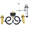 Rough-In Valve with Drain Assembly, Compatible with Moen Widespread Bathroom