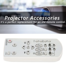 Goshyda Remote Control, Multifunctional Replacement Projector Remote Control with Large Buttons RC for XJ-V110 XJ-F10X XJ-F20XN XJ-F100W XJ-F200WN XJ-F210WN Projector