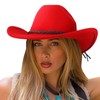 DRESHOW Cowboy Hat for Men Women Classic Western Wide Brim