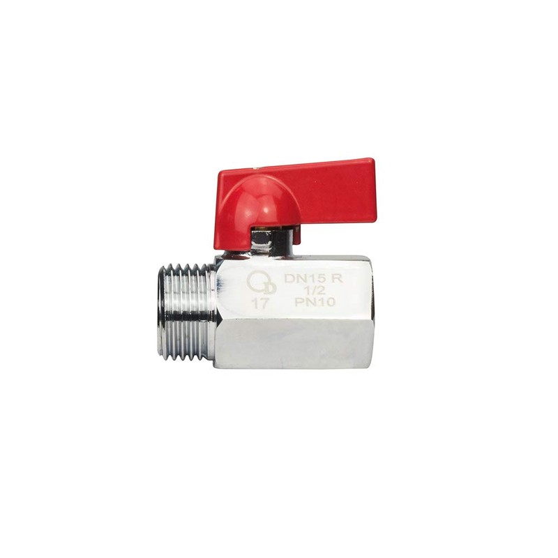 Mini Ball Valve Diameter 1/2 Inch DN15 with Wing Handle