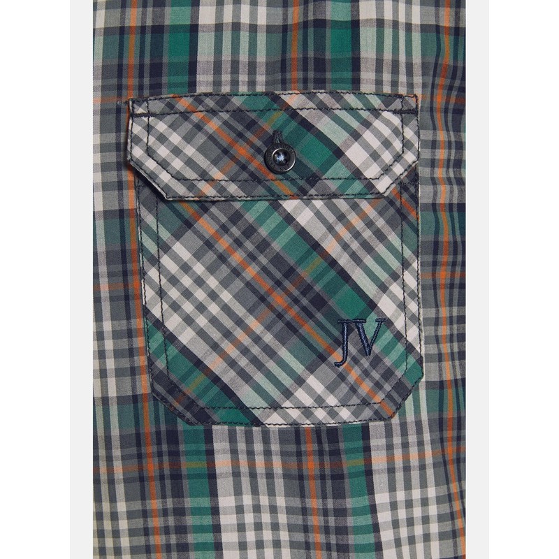 Jan Vanderstorm Josak Men's Short-Sleeved Shirt, blue