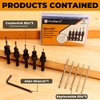 MulWark Countersink Drill Bit Set, 11 PCS Counter Sink Drill