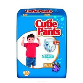 FQCR7007 - First Quality Cuties Refastenable Training Pants for Boys 2T-3T, up to 34 lbs.