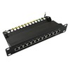 BIGtec 12 Port CAT6 Patch Panel Distribution Panel 10 Gigabit