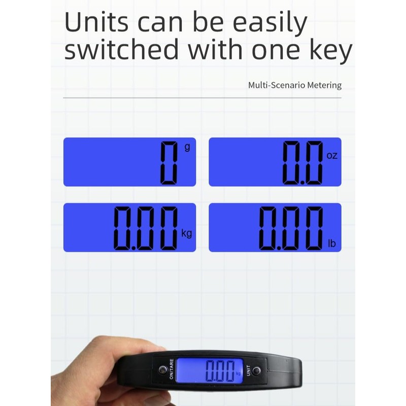 Hanging Luggage Scale Digital Portable Light Weight Tavel Weighing