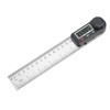 Digital Angle Ruler 200mm 360 Degree Lockable LCD Clear Display