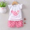 MH-Lucky Conjunto corto de ropa para bebé niña de 2