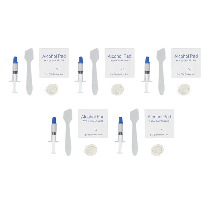 5Pcs Thermal Paste 3.2W/m.k Metal Free Safe Strong Adhesion Thermal