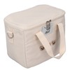 Insulated Lunch Bag Embroidered Bear Waterproof Leakproof Adjustable Straps Lunch