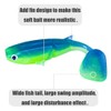 Bwilixiumei 10Pcs Soft Plastic Fishing Lure - Paddle Tail Swimbaits