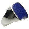 Beautiful Signet Ring 925 Silver with Lapis Lazuli, Silver