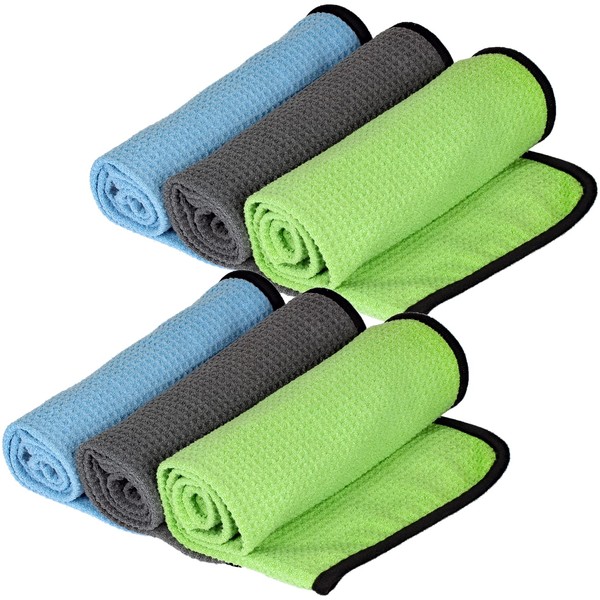 Mach1 Pack of 6 Microfibre Cloths 40 x 60 cm