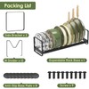 MUDEELA Pot Rack Pan Organizer inside Cabinet - Expandable Pot