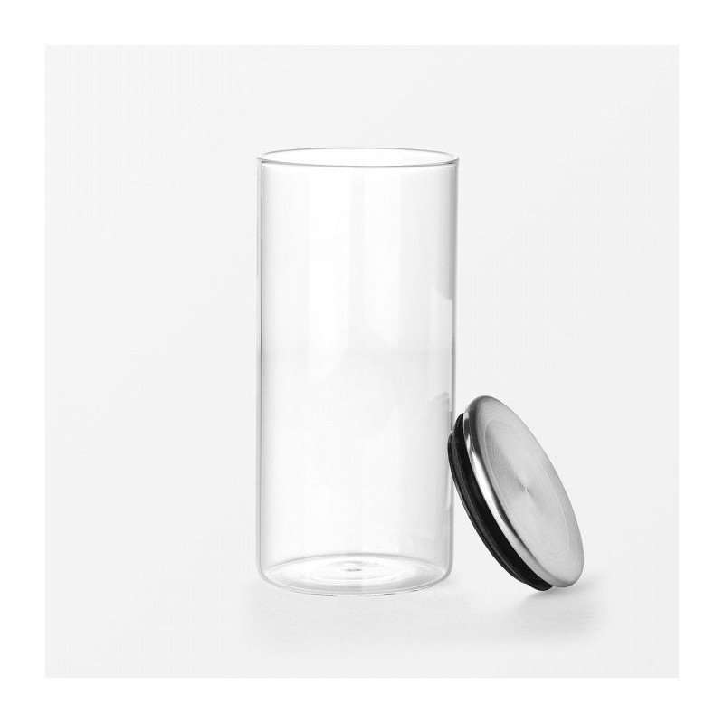 JAJU Modern Glass Sealed Bottle_750ml, Transparent Transparent_Extra LargeExtra Large /