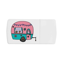 'Caravan Fun' Pill Box with Tablet Splitter (PI00035168)