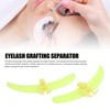 Eyelash Separator Tool, Silicone Base, Washable, Reusable, Smoother for Beauty
