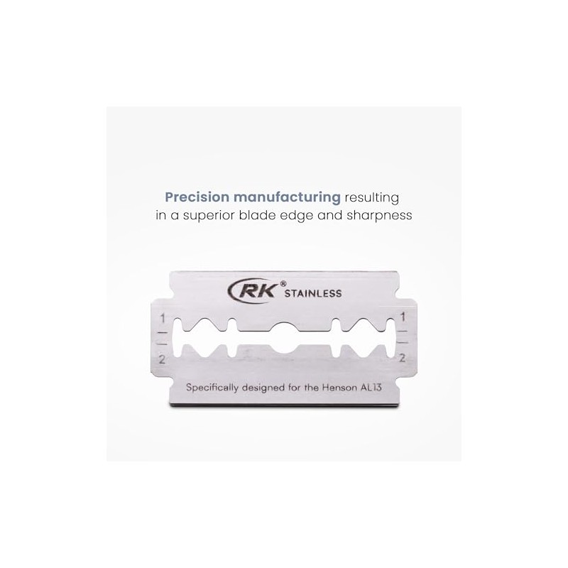 RK Shaving Double Edge Razor Blade - 100 pack -
