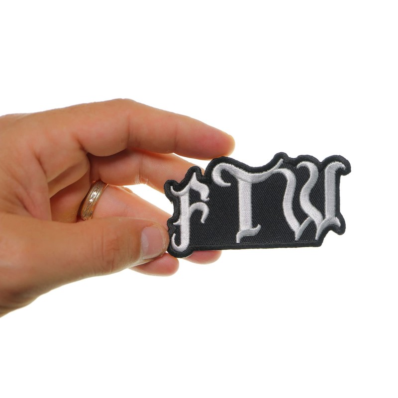 FTW Patch, Biker Saying Patches (P3154)