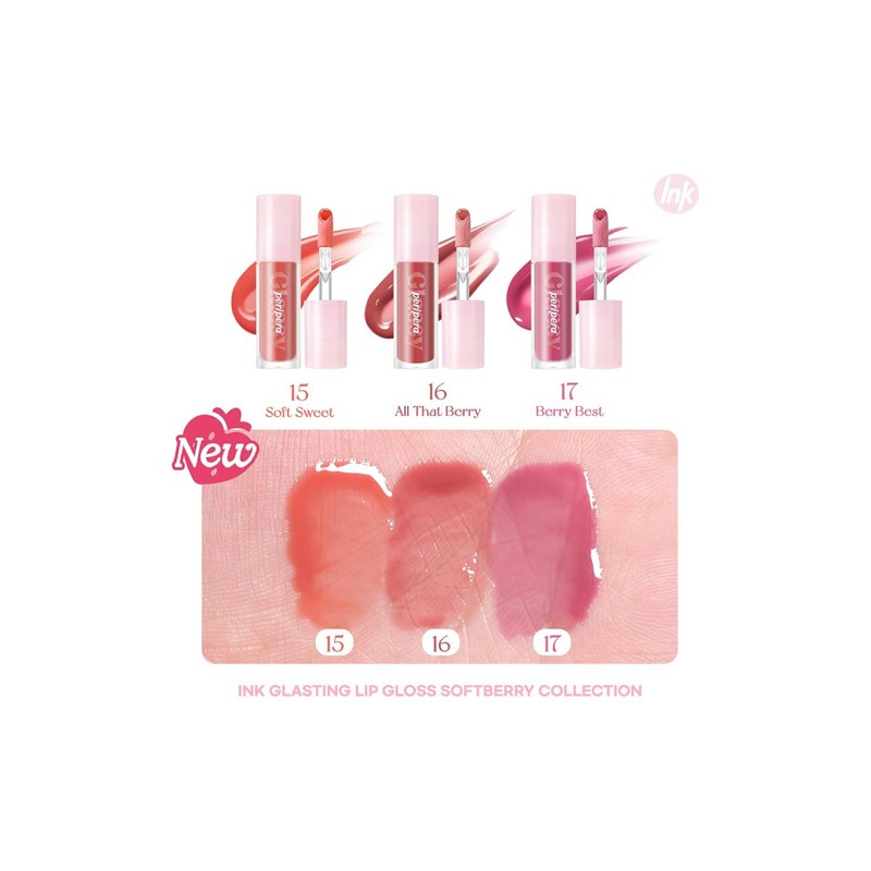 Peripera [Peripera]*Soft Berry* Ink Glasting Lip Gloss (2 colors)