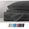 500 Thread Count 100% Cotton Sheet Dark Grey Queen Sheets