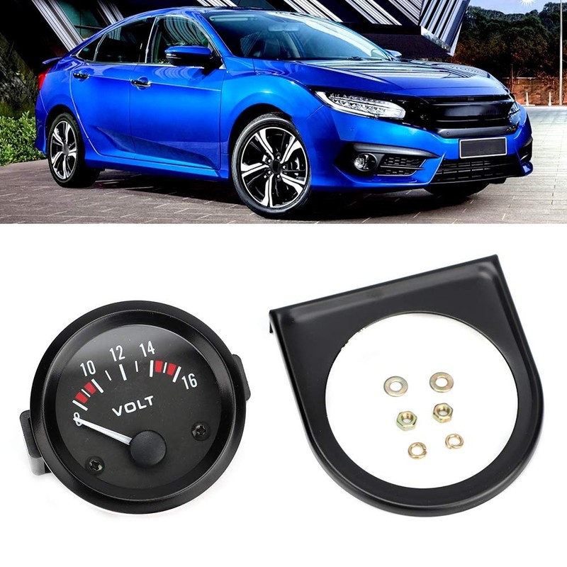 Voltmeter 12V Analog Car Universal 12V Voltmeter 52Mm 2In Voltage