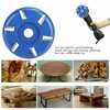 Natudeco Wood Grinding Wheel Carving Disc Steel 6 Teeth Milling