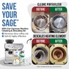 Caffenu Compatible Descaling Solution and Cleaning Tablets for Sage and