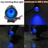 LKRXW Tacho Gauge Shift Light Car Adjustable Tachometer Shift Alarm