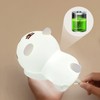 Tiger Silicone Lamp Portable Cute Bedside Night Light with Lithium