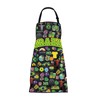 FUSTMW Brazil Apron with Pockets for Chef Kitchen Apron Gifts