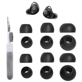 Vykyntow Replacement Earbud Tips Compatible with Soundcore Liberty 4 Pro/U2i/P40i/A20i/X10/P30i/Life A1 Wireless Earbuds, Silicone Ear Tips, Fits in Case, L Size 6 Pairs, with 3-in-1 Cleaner Kit