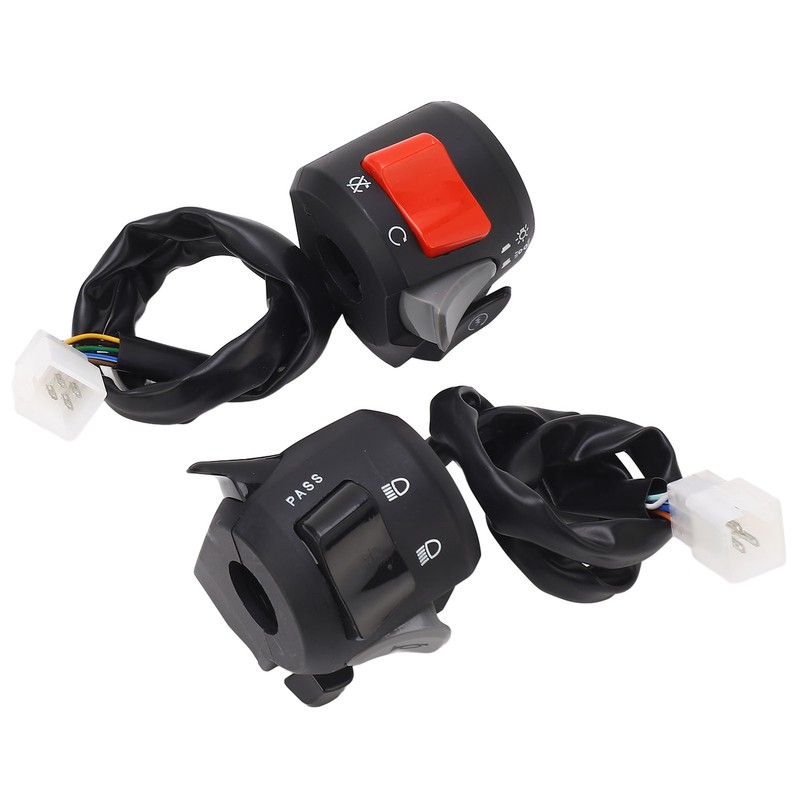 Motorcycle Handlebar Switch 7/8in Turn Signal Horn High Low Beam