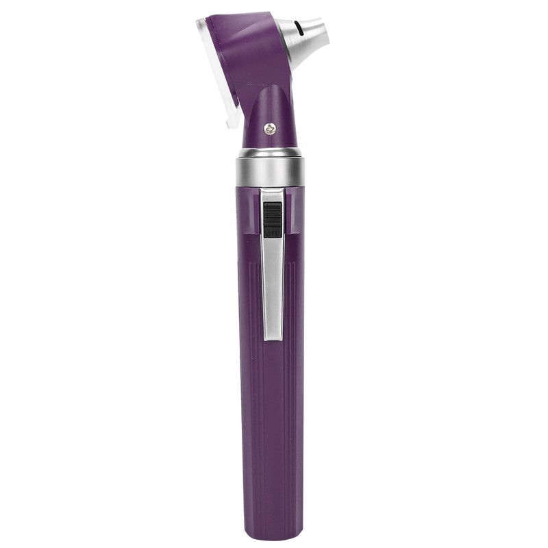 Professional Diagnostic Kit Ear Care Examination Otoscope Eardrum Endoscope SpeculumPurple