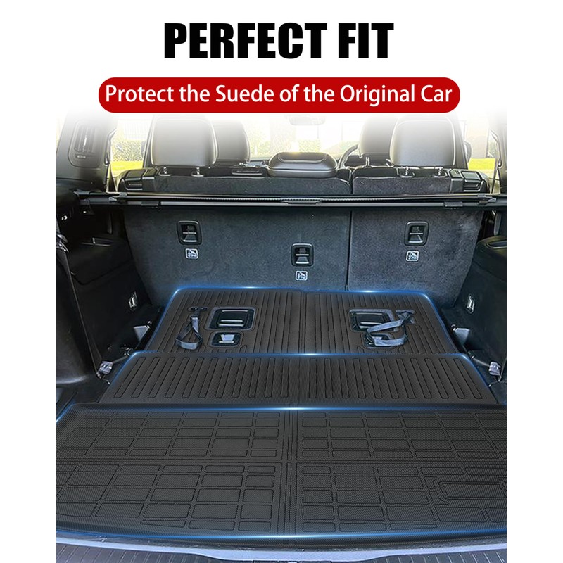YEBOOCA Cargo Liner Compatible with 2022-2025 Jeep Grand Cherokee Trunk