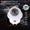 LED Night Light Plug in Auto Sensor Swivel Head
