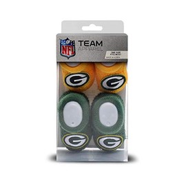FBF Originals - Infant Bootie Socks 0-12 Months - 2 Pack (Green Bay Packers)