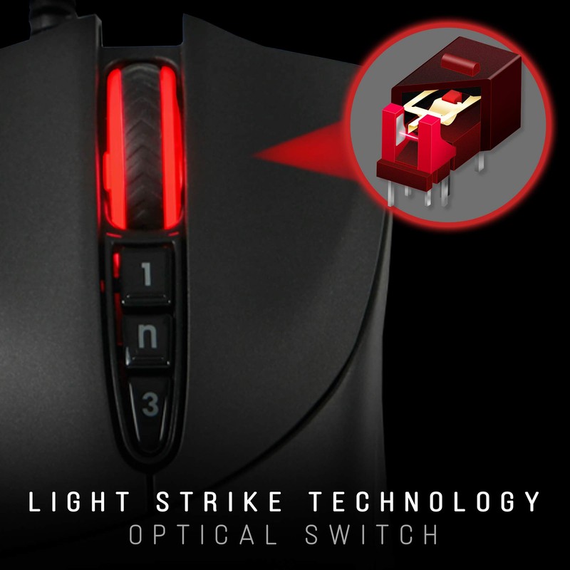 Bloody SP30 Ergonomic Optical Switch Gaming Mouse - Fastest Mouse