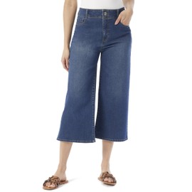 Gloria Vanderbilt Women's Shape Effect Tummy Sculpt High Rise Culotte Standard, Prato