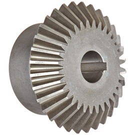 Boston Gear HLK105YA Miter Gear, 1:1 Ratio, 20 Degree Pressure Angle, 1.000" Bore, 8 Pitch, 24 Teeth, Steel