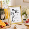 Calculs Mimosa Bar Wedding Sign, 8x10 Gold Floating Picture Frame