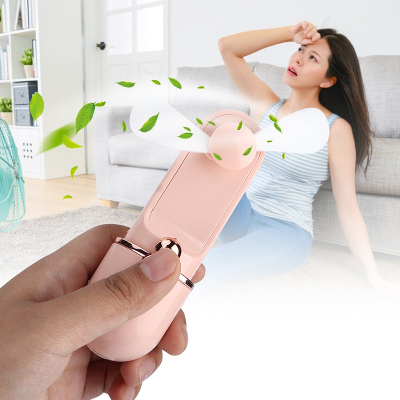 Handheld Foldable Mini Fan Portable USB Rechargeable Fan for Travel