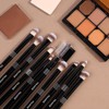 Professional Soft Makeup Brushes Set with LED Light, 15pcs/set Makeup